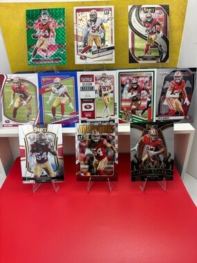 Fred Warner lot of 8 w/ 3 Nick Bosa cards San Francisco 49ers